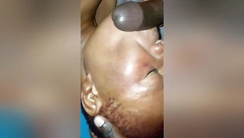 Ebony pornstar doing a really good hardcore pov video