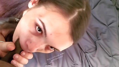 Black girl fucks a white dude with her ass in a porn movie