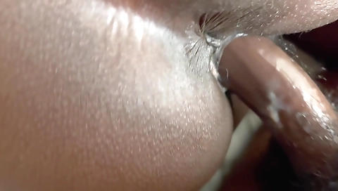 Black ebony girl with a hard on gets her cunny fucked