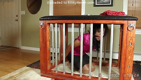 Ebony lady with big tits gets her ass nailed in amateur vid