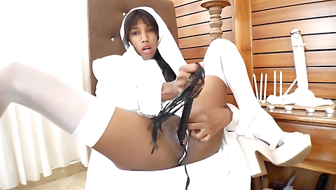 Dirty Nun Prays To The God Of Penises To Make Her Always Dirty And Wet