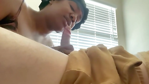 Ebony babe getting her ass fucked by a big black cock