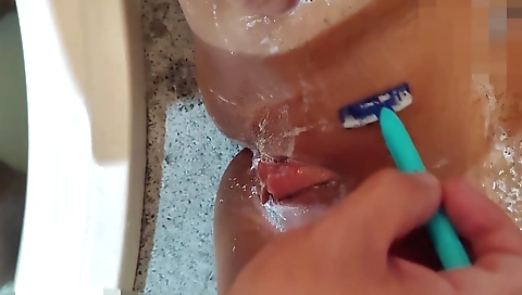 Ebony woman in hairy pussy rides her man on his cock