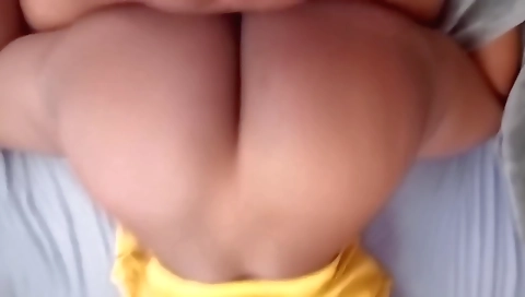 Busty teen girl with large boobs and big ass is getting fucked