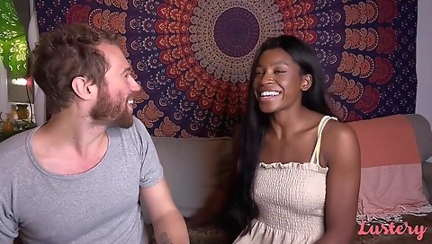 Ebony brunette cunnilingus and cunnilingus in the casting