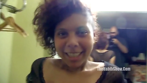 Ebony hussy sex and hairy pussy show with amateur 64