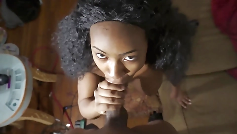 Brunette teen fucks her man in the amateur video clip