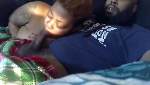 Busty ebony woman gets her cunt filled with love juice