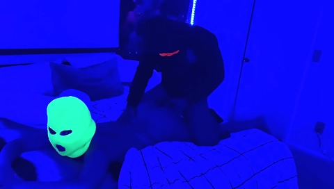 Ebony hottie with a big ass has her pussy deep throated