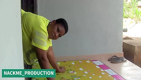 Ebony mature bbw gets a black cock and gets fucked