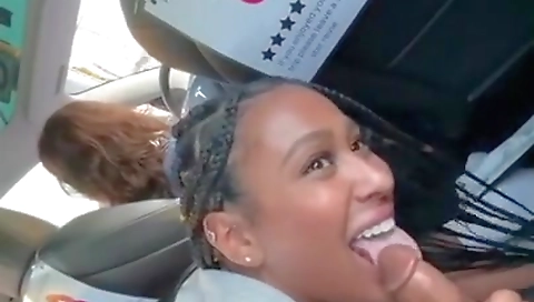 Busty ebony hottie in her hotel room with a big black cock